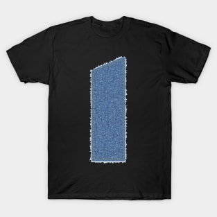 Number 1 Blue Denim T-Shirt